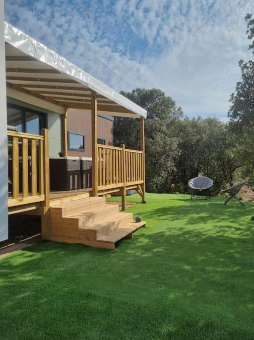 Charmant Et Spacieux Mobil Home Rocbaron Exterior photo
